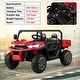 preview thumbnail 6 of 34, Gymax 24V Kids Ride On Dump Truck 2-Seater Electric Truck w/ Remote