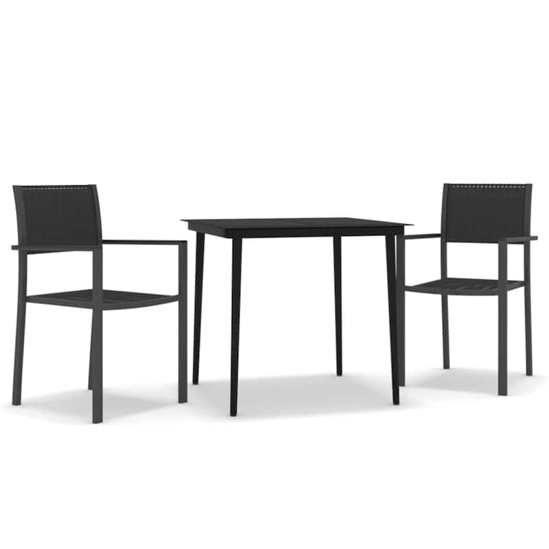 vidaXL Patio Dining Set Outdoor Dining Set Table and Chair Set for Garden