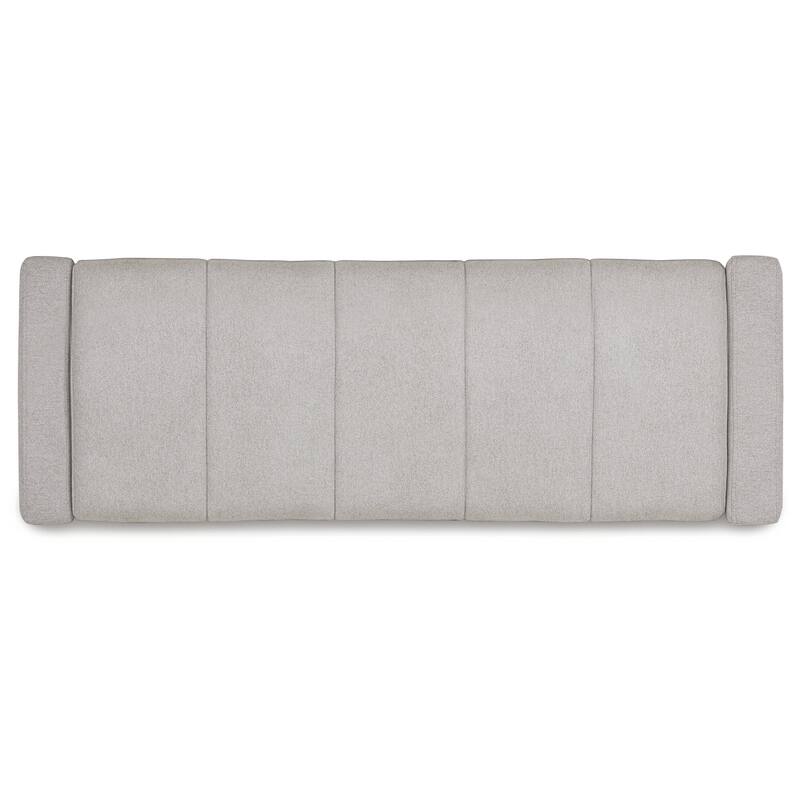 Signature Design by Ashley Akselman Light Gray Storage Bench - 50" W x 18" D x 19" H