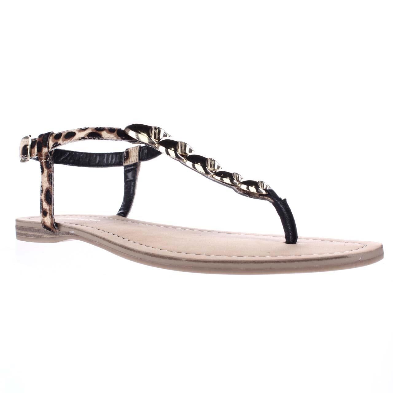 nine west t strap flats