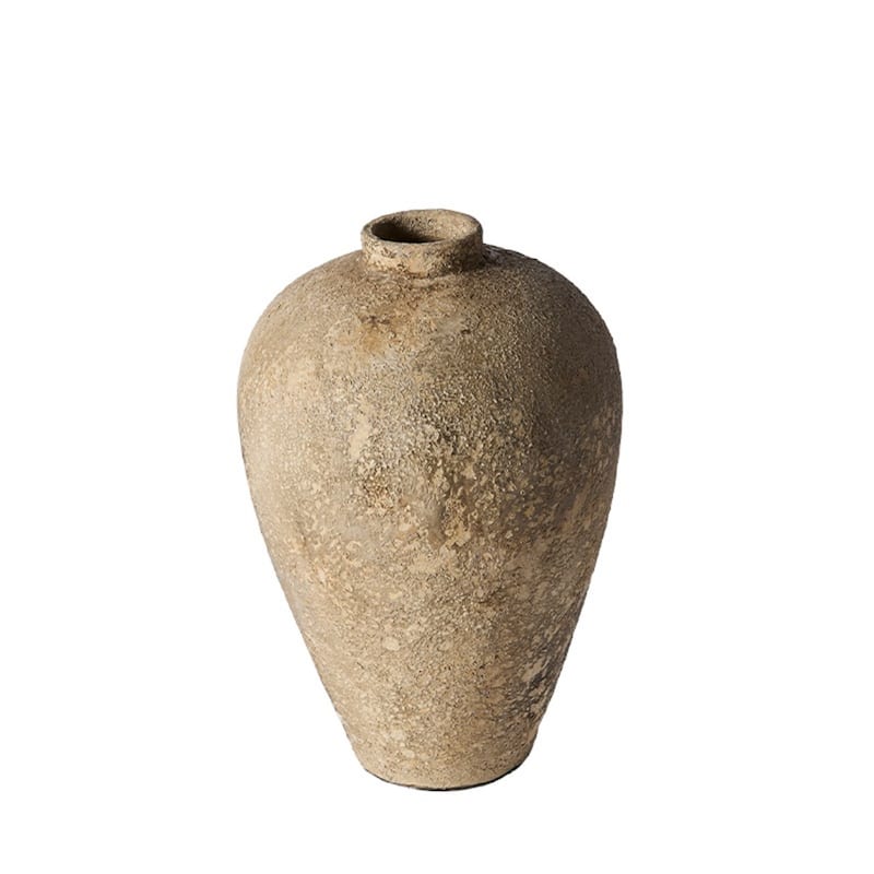 Terracotta Bud Vase - 23.5" - Antique Finish