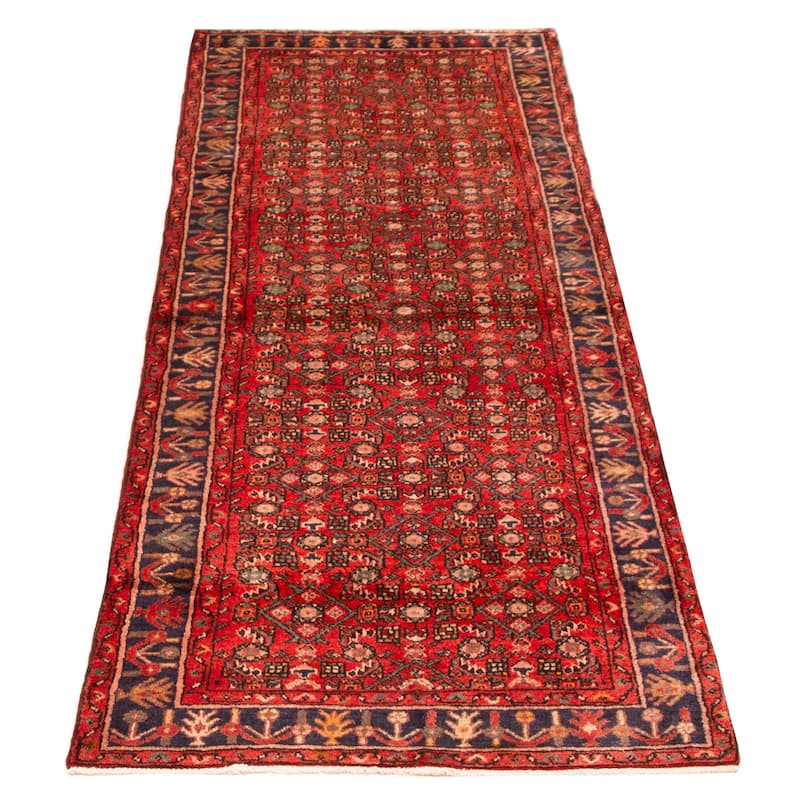 Andelz Red Rug 3'8" x 9'10" - 3'8 x 9'10