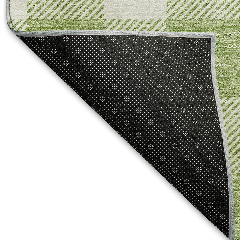 Premium Washable Super Soft Plaid Mayfield Rug