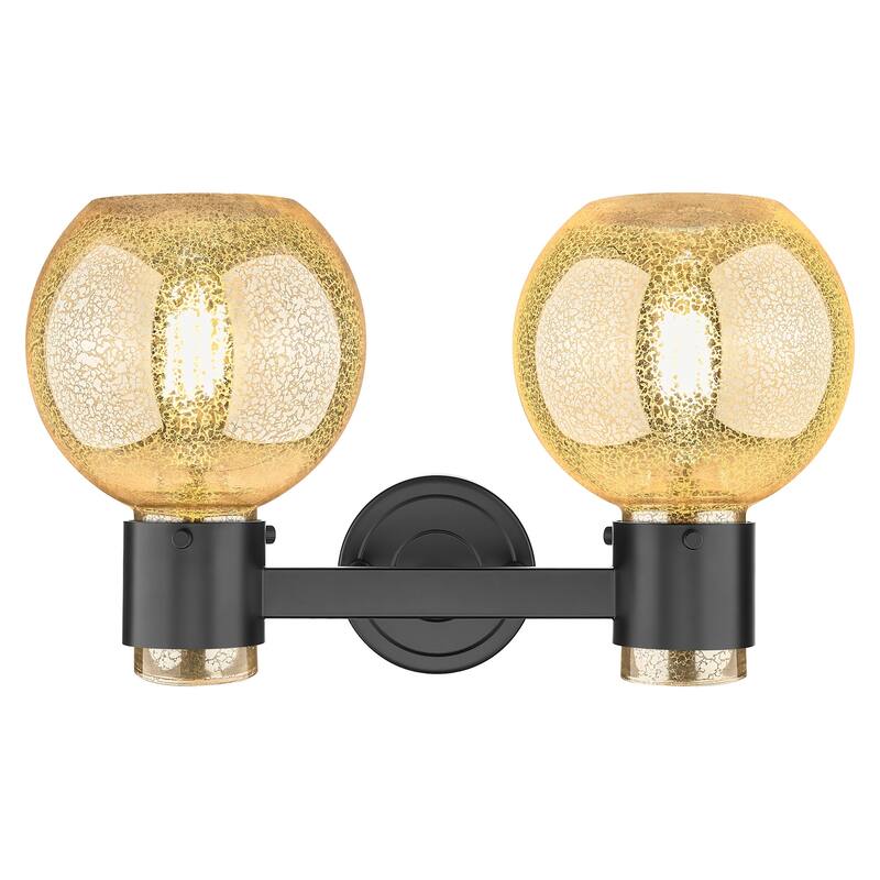 Innovations Lighting 464-2W-G464B-7ME Lawton Sphere 2 Light 16" Wide