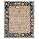 preview thumbnail 1 of 7, ECARPETGALLERY Hand-knotted Modern Oushak Light Grey Wool Rug - 12' 1" x 14' 9" Light Grey - 12' 1" x 14' 9" - Rectangle