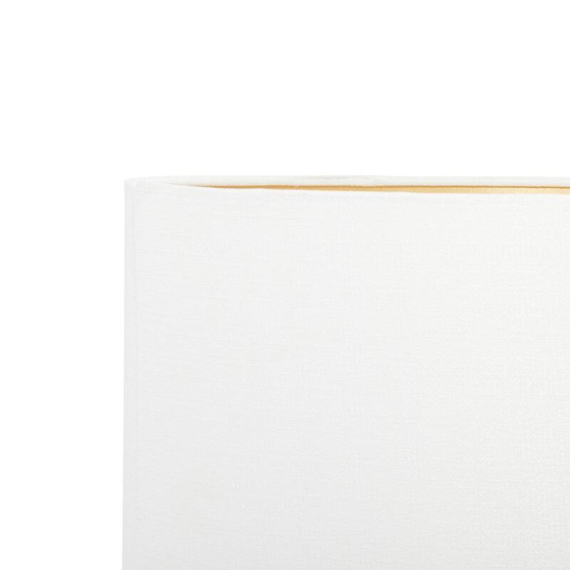 Metal Room Table Lamp with Clear Glass Body - Gold - CosmoLiving by Cosmopolitan