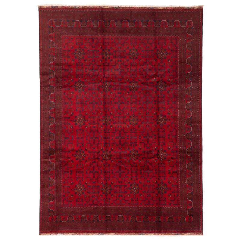 ECARPETGALLERY Hand-knotted Finest Khal Mohammadi Red Wool Rug - 8'3 x 11'6