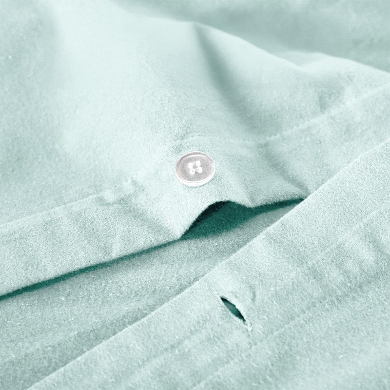 Superior Classic Solid Flannel Cotton Duvet Cover Set