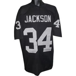 Shop Bo Jackson Black Tb Custom Stitched Pro Style Football Jersey