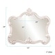 preview thumbnail 6 of 6, Allan Andrews Veruca Glossy White Framed Accent Wall Mirror - 28" H x 32" W x 2" D