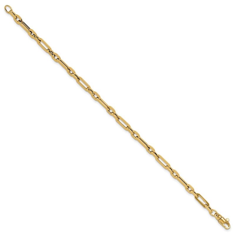 Curata 14k Yellow Gold Gold Polished Fancy Link Bracelet 7.5 Inch