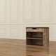 preview thumbnail 17 of 32, 24" Rustic Entryway Shoe Storage Bench Open Shelf (6 Pairs) Shoe Storage Cabinet