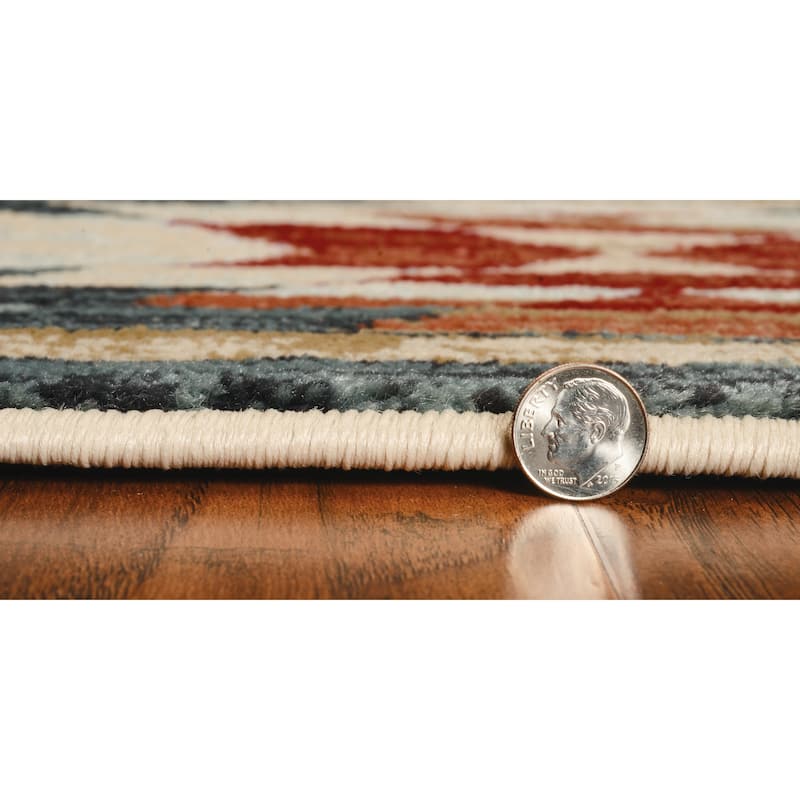 Porch & Den Pines Ivory Bear Rug