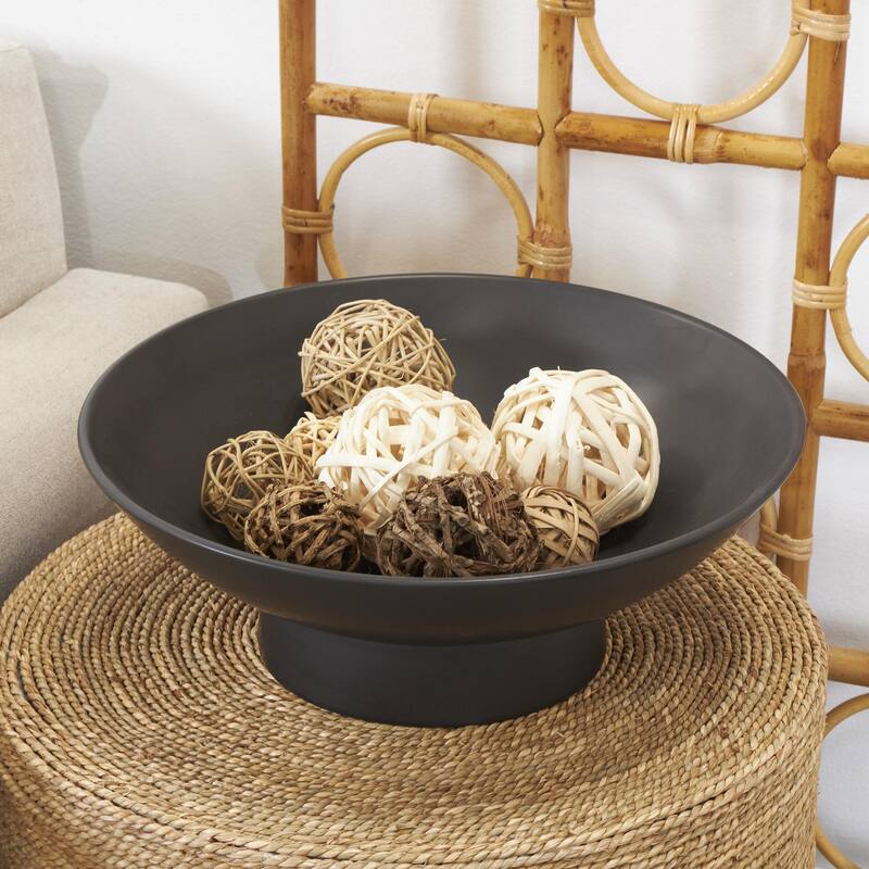 Dried Plant Handmade Orbs & Vase Filler with Fishnet Bag - Beige - Roche River Decor