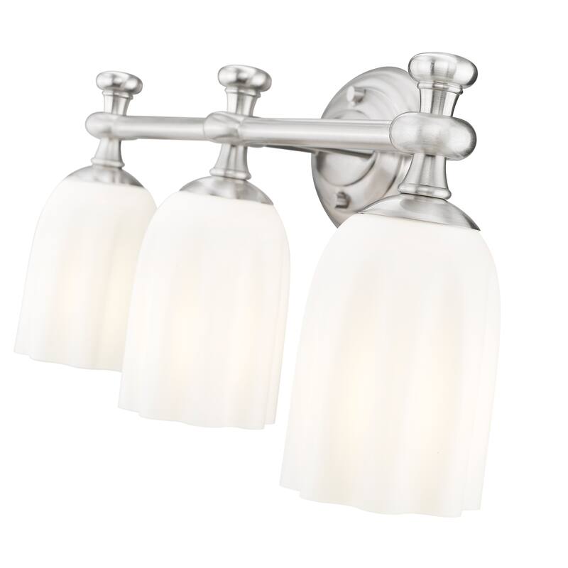 Orion 3 Light Vanity in Brushed Nickel