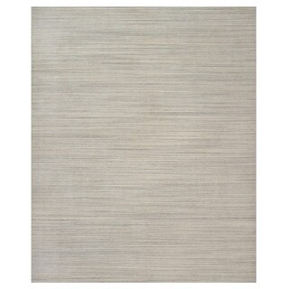 Shahbanu Rugs Bone Ivory Variegated Textured Modern Design Hand Loomed ...