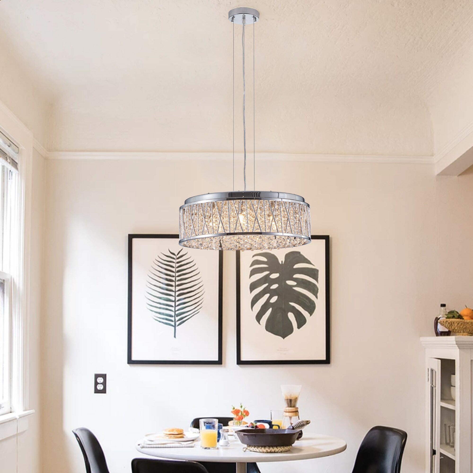 Modern sleek chandelier cheap