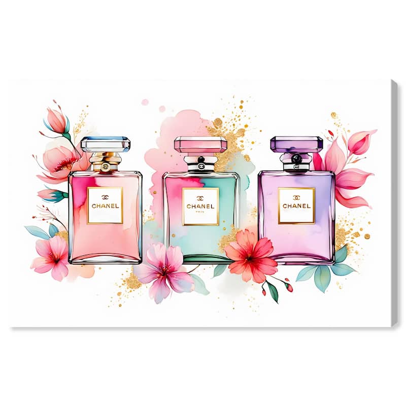 Trio of Fragrance Canvas by Art Remedy, Gallery Wrapped - 36" x 24"