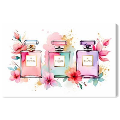 Trio of Fragrance Canvas by Art Remedy, Gallery Wrapped