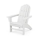 preview thumbnail 19 of 24, POLYWOOD Vineyard Outdoor Curveback Adirondack Chair White