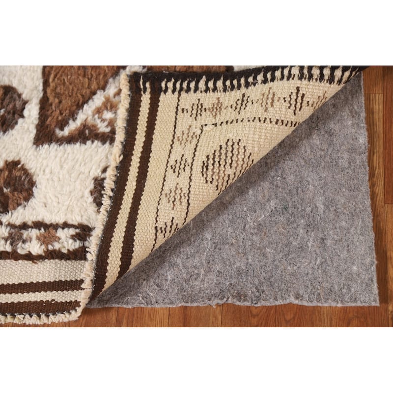 Anatolian Beige Oriental Runner Rug Handmade Wool Carpet - 2'8"x 12'4"