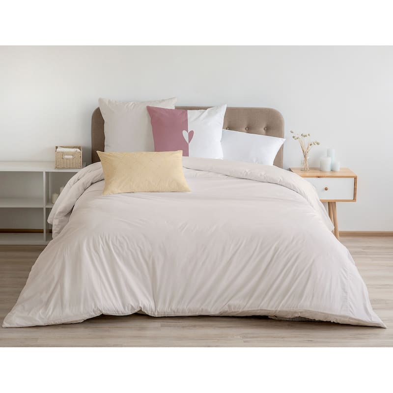 Modern Heart Valentines Day Accent Pillow