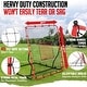 preview thumbnail 2 of 5, Zealfeel Baseball Rebounder Net 4x4.5FT with 3 Angles, Pitch Back Trainer with 2 Strike Zones