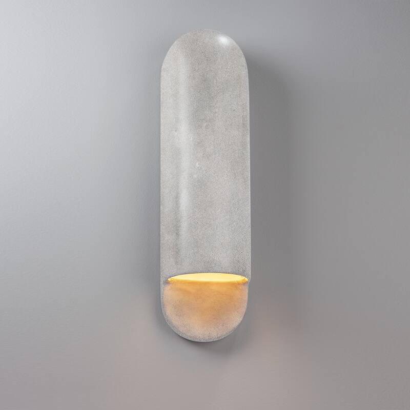 Ambiance Capsule 1-light Large Concrete ADA Wall Sconce