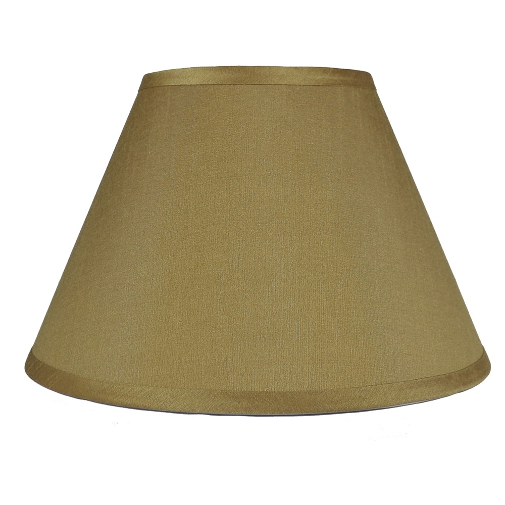 Faux Silk Conical Lamp Shade, 6" Top, 12" Bottom, 7.5" Slant