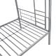 preview thumbnail 23 of 31, Twin over Twin Size Metal Bunk Bed with Trundle
