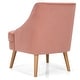 preview thumbnail 13 of 34, Costway Accent Chair Velvet Upholstered Single Sofa with Rubber Wood - 27'' x 25'' x 30''