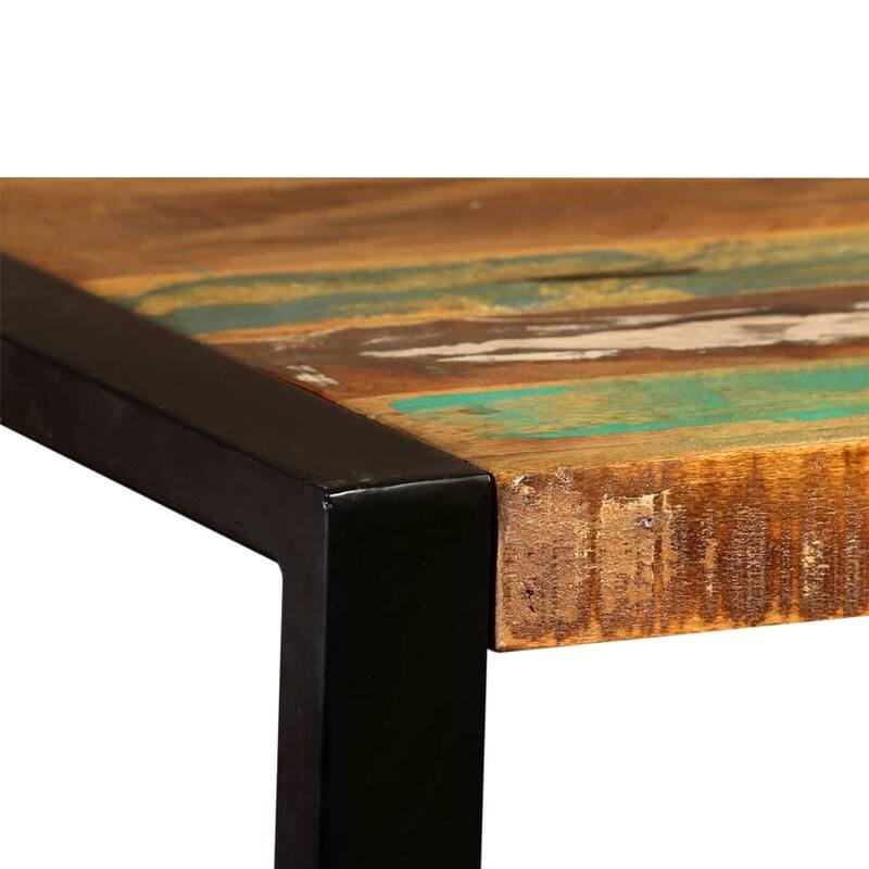 vidaXL Dining Table Solid Reclaimed Wood 47.2" - Multi