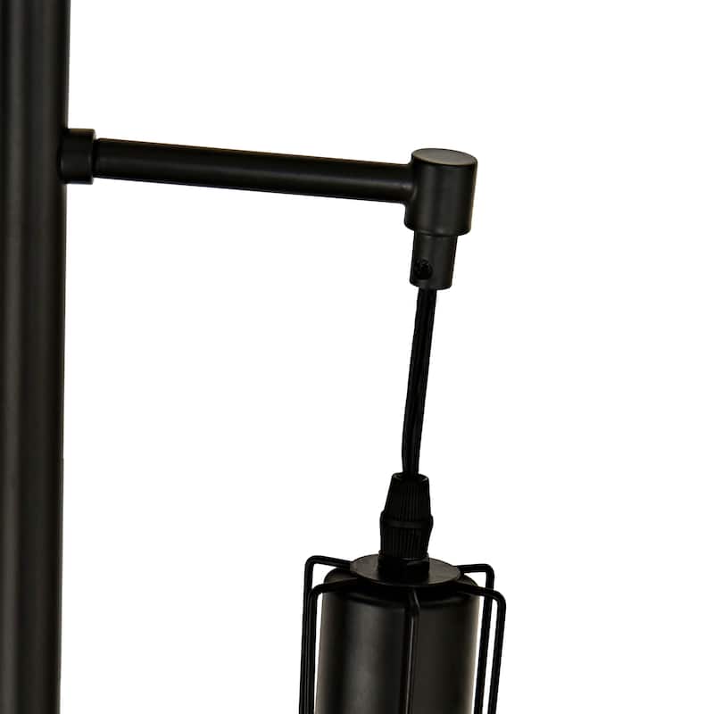 3 Light Industrial Floor Lamp Farmhouse Standing Lamps