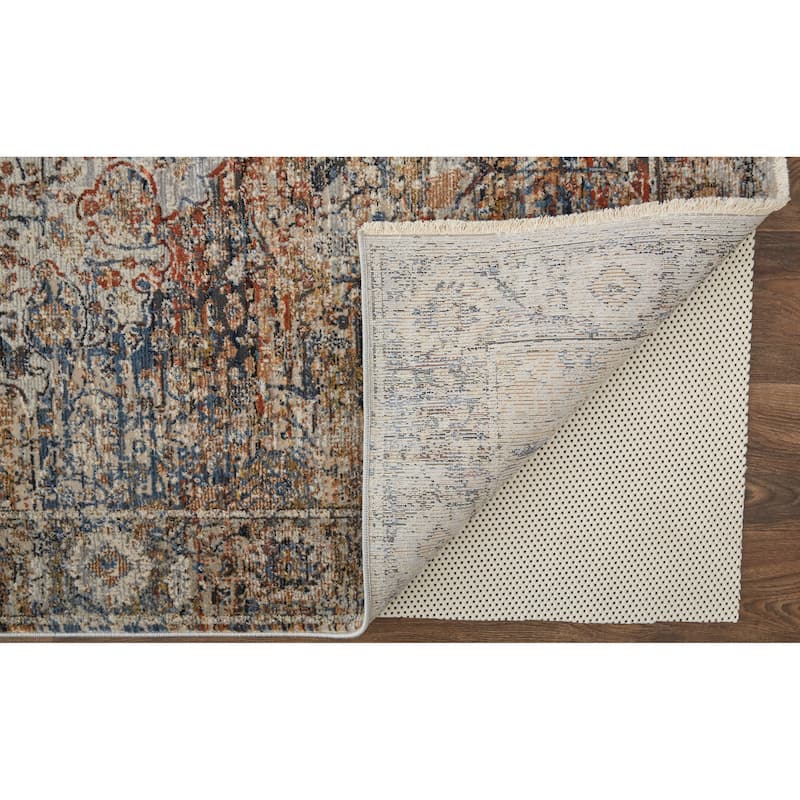 Grand Bazaar Frencess Machine Made Medallion Transitional Area Rug