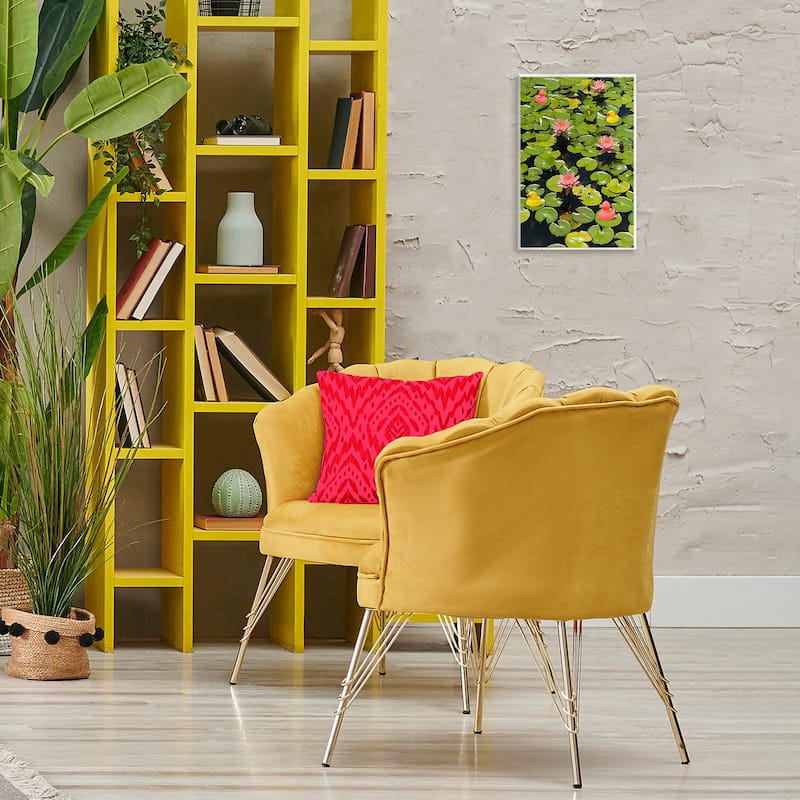 Stupell Rubber Ducks on Pond Lilies Wall Plaque Art Design By Ashley Singleton