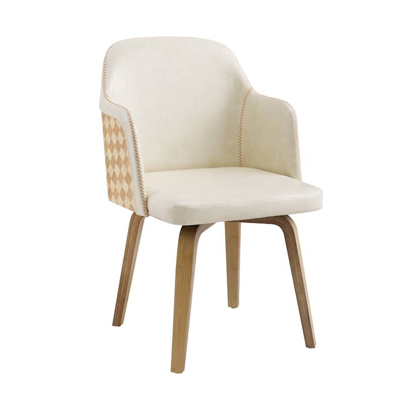 Art Leon Mid-century Swivel Accent Armchair