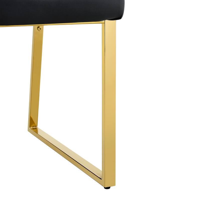 Set of 2- Heavy-duty chairs set: 2.1" thick cushion, iron frame, perfect for home or office. Classic colors, great value