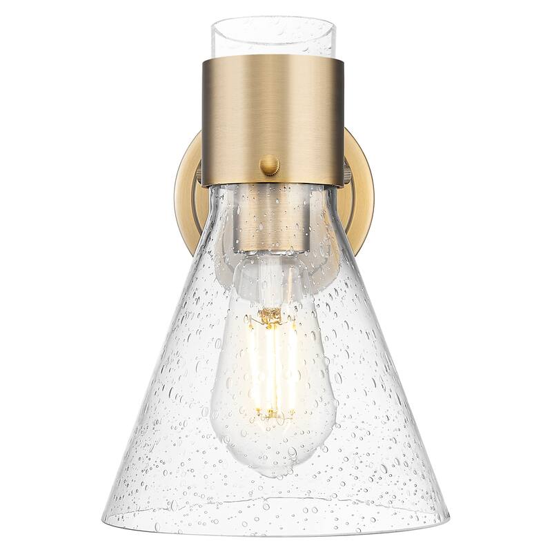 Innovations Lighting 464-1W-G464C-7SDY Lawton Cone 9" Tall Bathroom