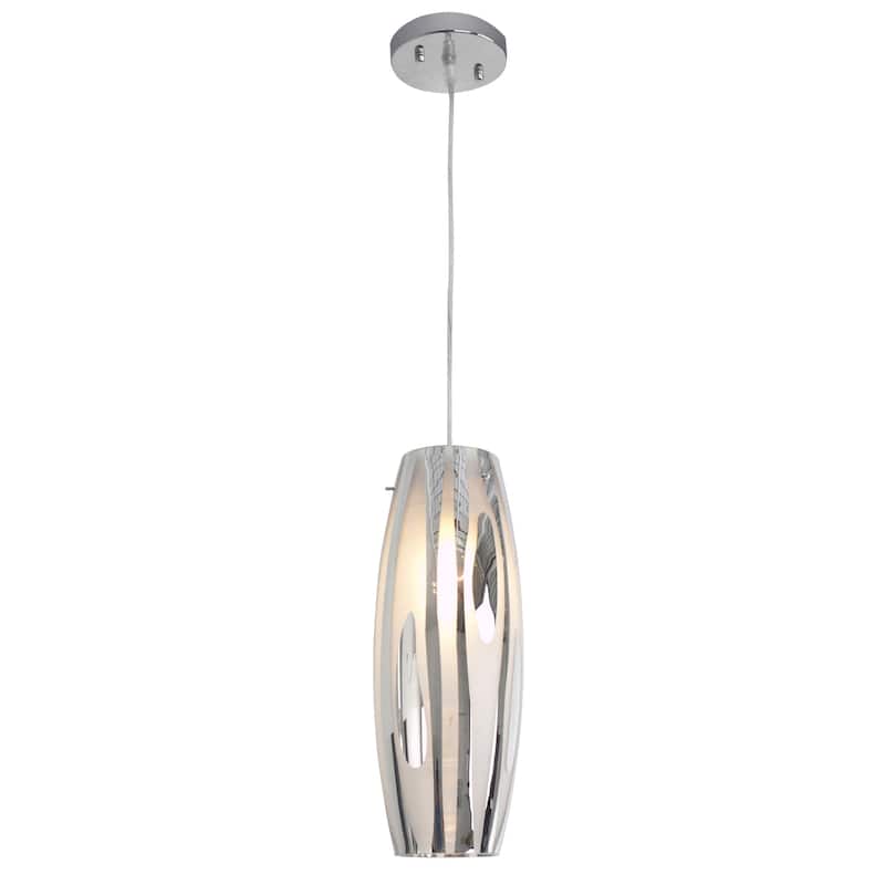 Varaluz Chroman Empire 1-Light Mini Pendant - Chrome - Chrome