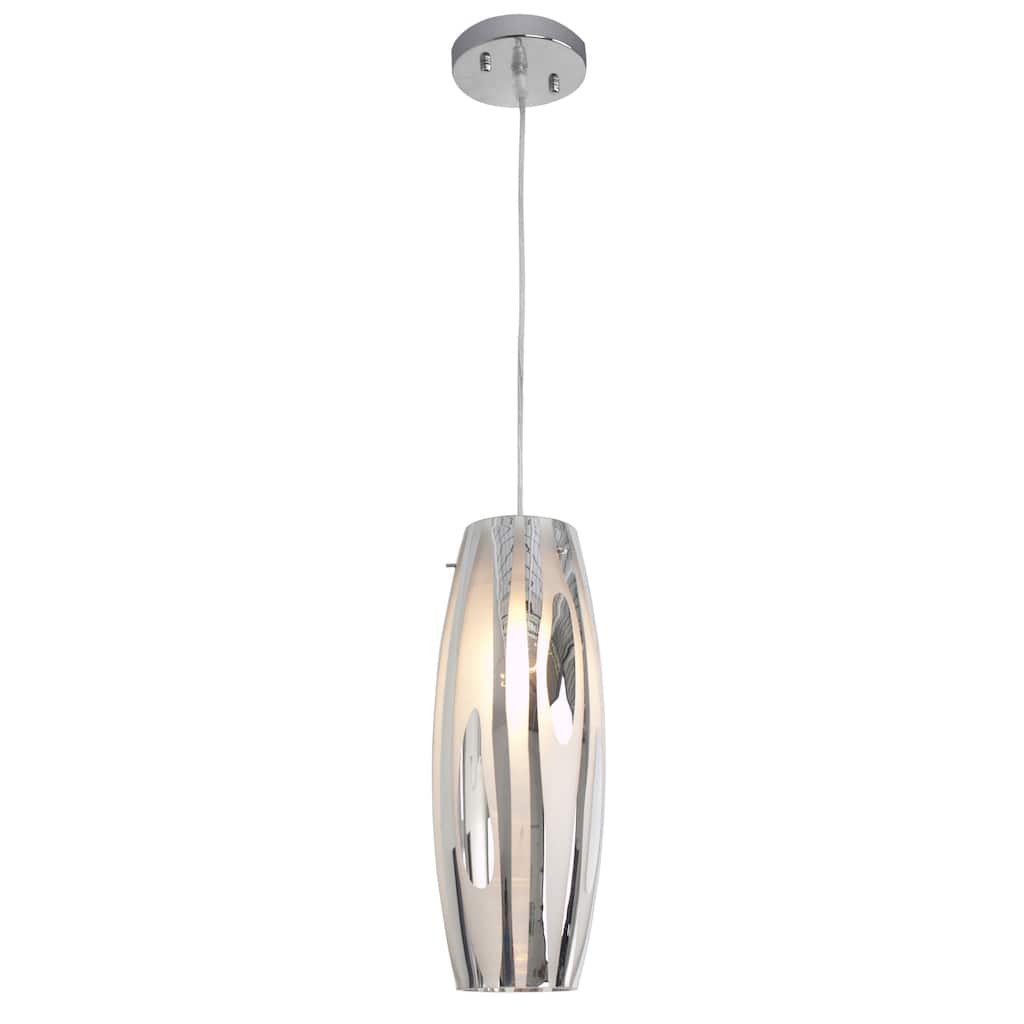 Varaluz Chroman Empire 1-Light Mini Pendant - Chrome