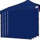 preview thumbnail 11 of 16, Tradesparker 10x10/10x20 Canopy Sidewall Kit 3 Walls+1 Doorwall Fits Pop Up Tents Navy Blue - 10x10ft