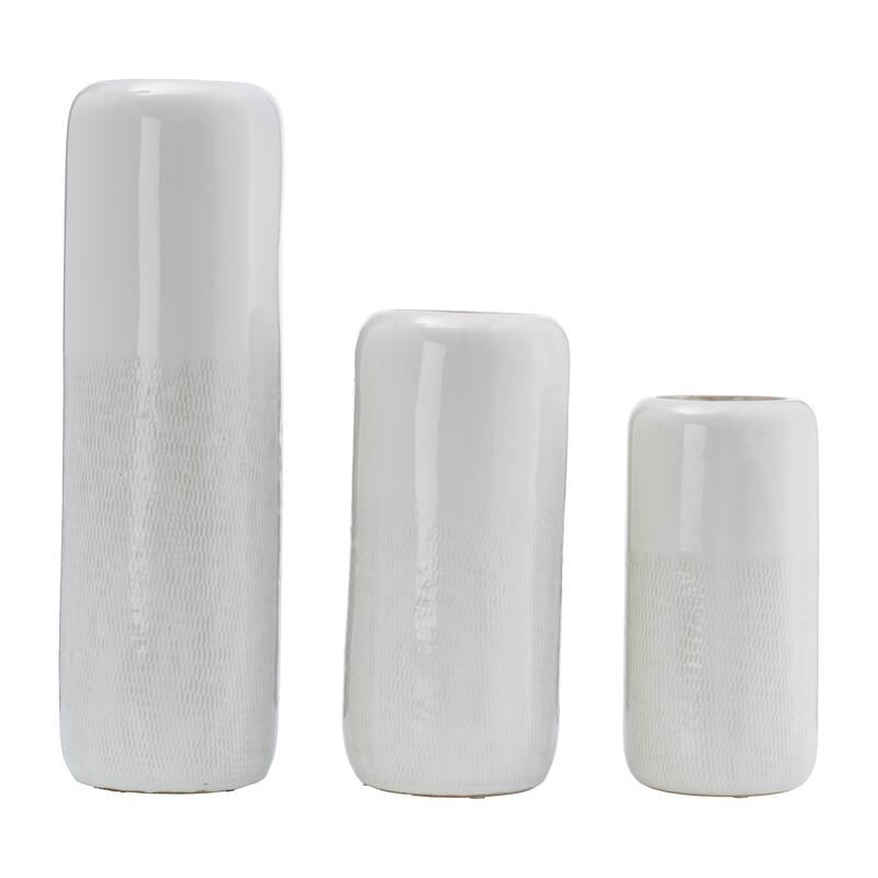 Sagebrook Home Neutral Ceramic Vase