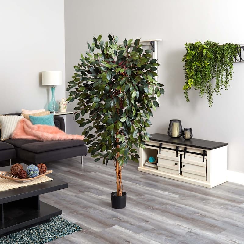 Artificial Tree 6Ft Antique Capensia - Indoor Outdoor Decor, Realistic Greenery, Home Office Accent - 6ft.