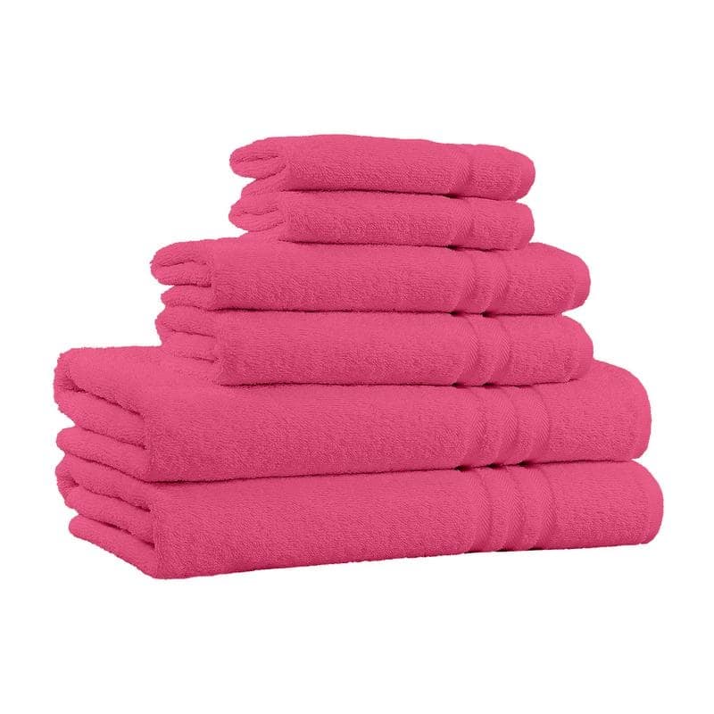 Home Sweet Home 6-Piece 650 GSM Cotton Bath Towel Set