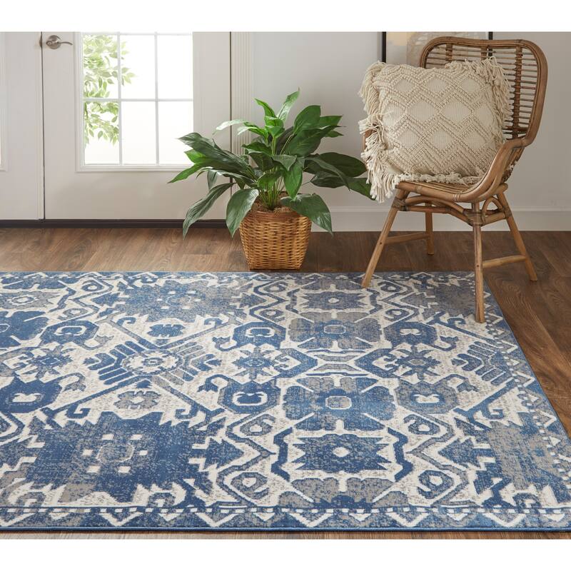 Hurst Modern Style Oriental Transitional Area Rug