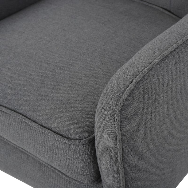 25" Button Tufted Arm Chair