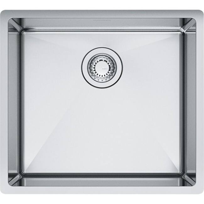 Franke CUX11019 Cube 19-9/16" Single Basin Undermount Kitchen Sink - Stainless Steel