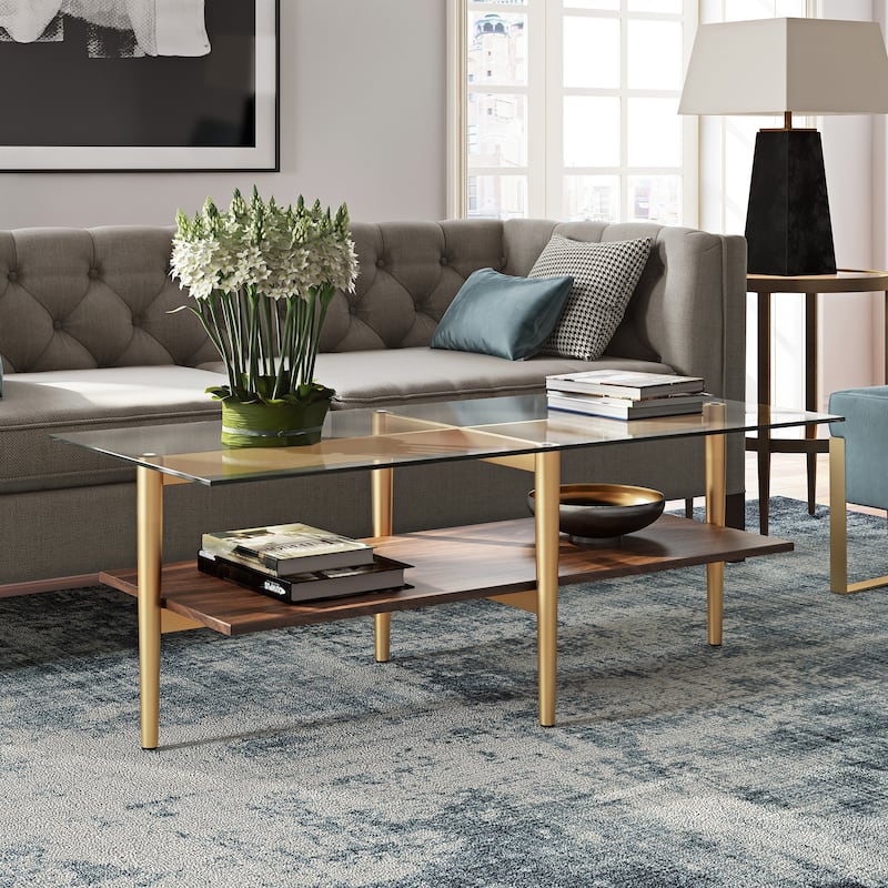 Carson Carrington Geilo Mid-Century Glam Coffee Table