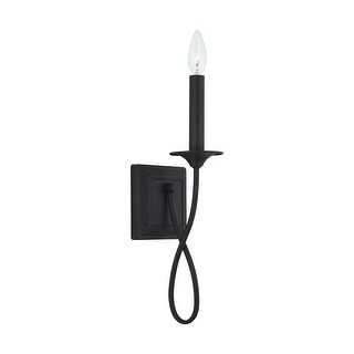 Vincent 1-light Black Iron Wall Sconce