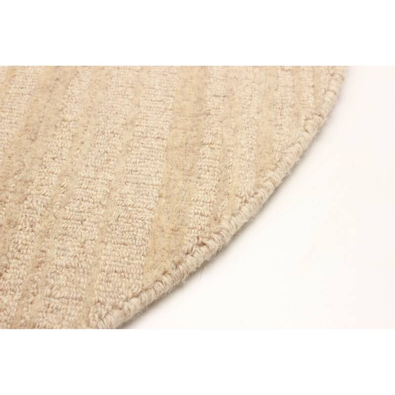 Kashkuli Gabbeh Tan Rug 4'0" x 4'0" - 4'0 x 4'0